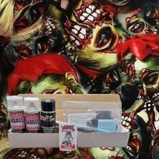 Hydro Dipping Kit- Colored Zombie Girls Film, Activator, Paints