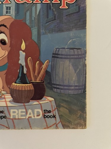 Walt Disney's Lady and The Tramp Read-along Book and Cassette Tape VTG - Picture 10 of 10