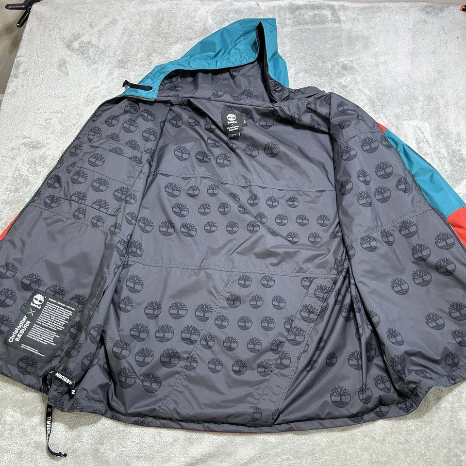 Chaqueta Timberland X Christopher Raeburn Reversible Anorak Colorblock Lluvia Hombres XL Foto 2 de 4