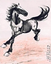 Galloping Stallion Horse Accent Tile Mural Kitchen Bathroom Backsplash Ceramic