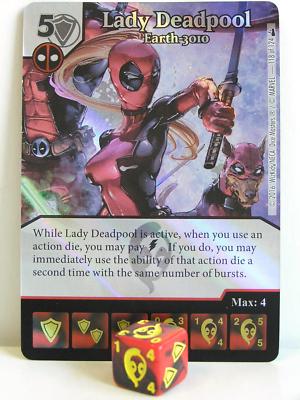 Dice Masters - #118 Lady Deadpool Earth-3010 Foil - Deadpool
