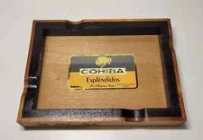 Custom Handmade Wood Cigar Box Ashtray **Super Rare**