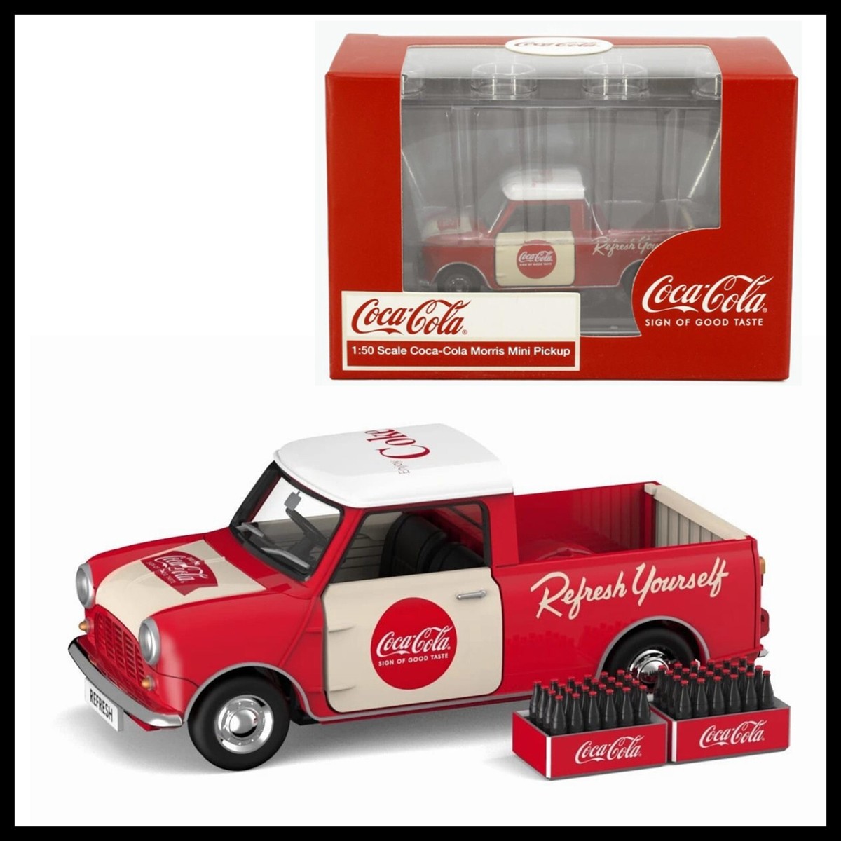 Pallino Coca-Cola ミニピックアップ ミニカー Pallino Coca-Cola ミニピックアップ ミニカー Pallino Coca-Cola ミニ