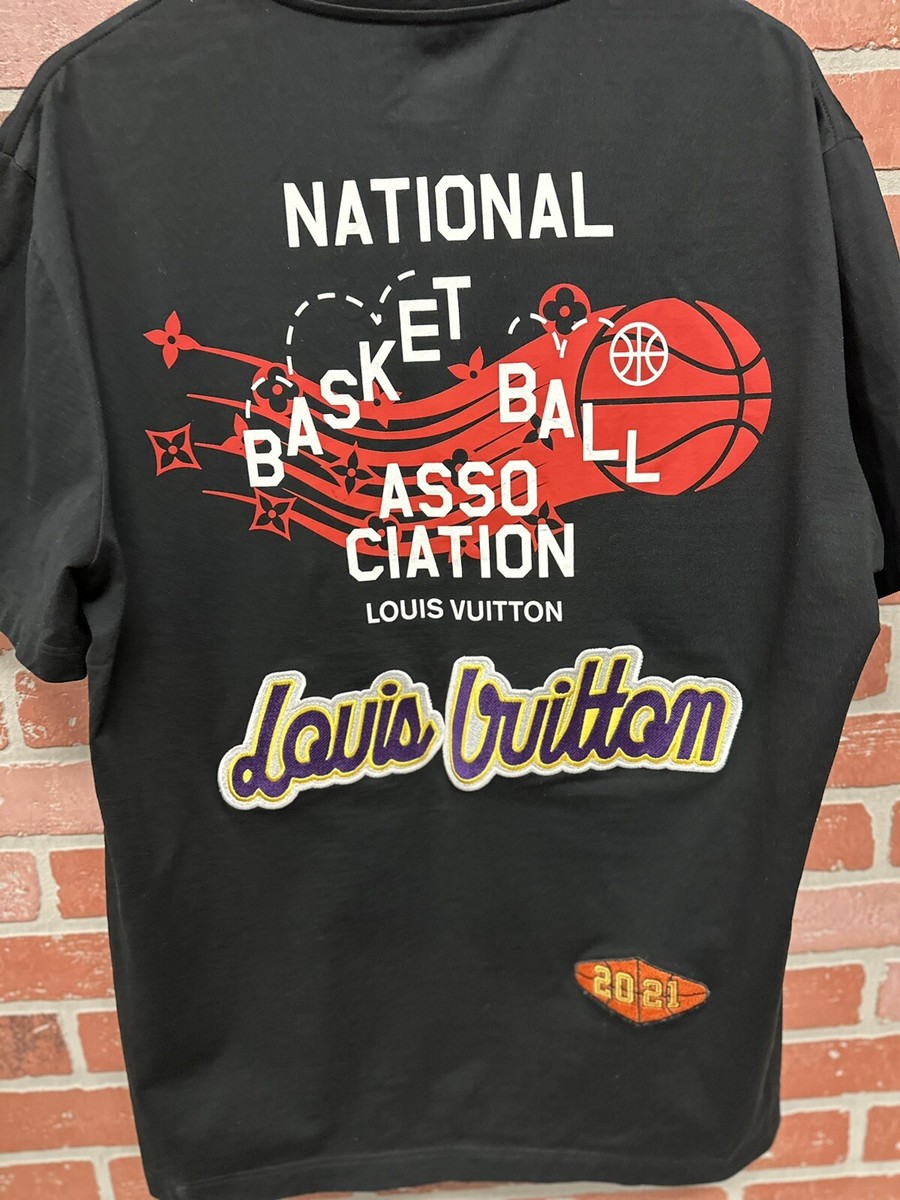 Size XXL - Louis Vuitton x NBA Multi Logo T-Shirt Black 100 Size XXL - Louis Vuitton x NBA Multi Logo T-Shirt Black 100