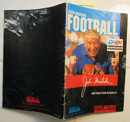 Super Nintendo SPORTS instruction manuals SNES -- you pick -- free shipping!! - Picture 56 of 458