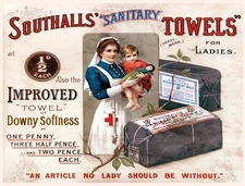 Decoration Poster.Home room art.Interior design.Victorian vintage Kotex ad.7236