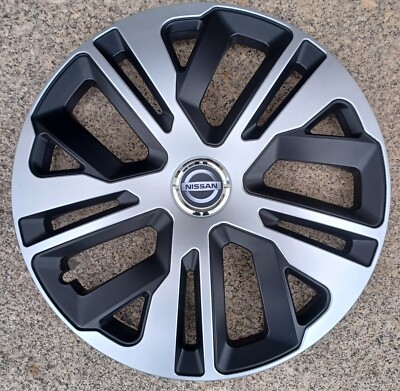 4 Alu-Design Radkappen ''RAVEN'' in silber/schwarz 16 Zoll Nissan Primastar