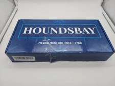 HOUNDSBAY Men’s Premium Cedar Shoe Trees - 1 Pair - Split Toe - Large