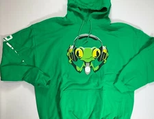Mens Blizzard Entertainment Overwatch Green Hooded Sweatshirt Hoodie 2XL XXL NEW