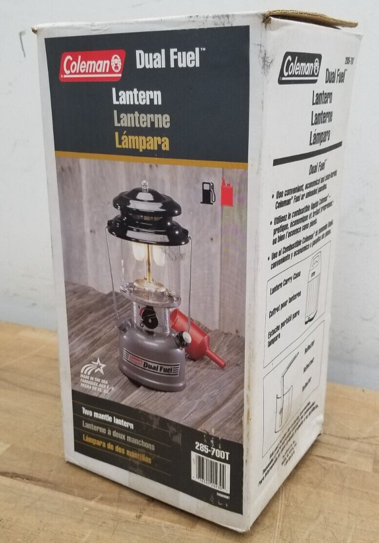 Coleman Premium Dual Fuel 2Mantle Lantern NEW OPEN BOX eBay