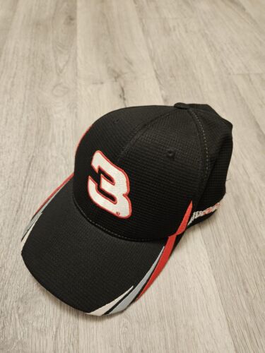 Dale Earnhardt Sr Cap #3 Vtg 90s Spell Out Logo Made USA Nascar Baseball Cap Hat - Picture 1 of 7