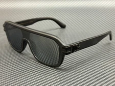 DOLCE & GABBANA DG4507 25256G Matte Black Mirror Grey Men's 65 mm Sunglasses