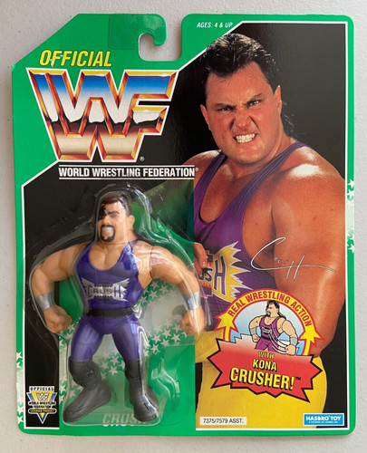 WWF Hasbro Green Card Evil Crush Wrestling Figure ...