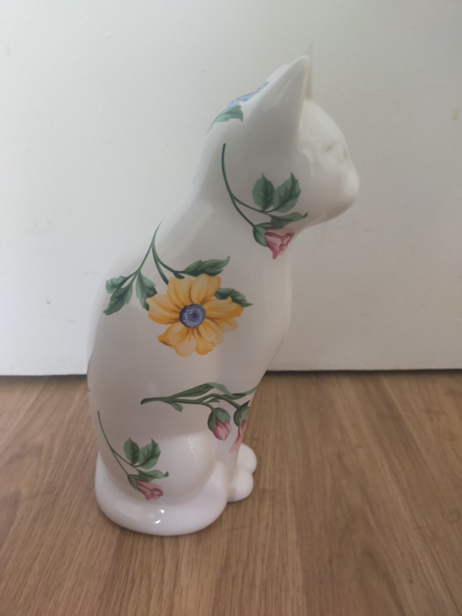 Vintage Tiffany & Co Porcelain Sintra White Floral Cat (1996) | eBay