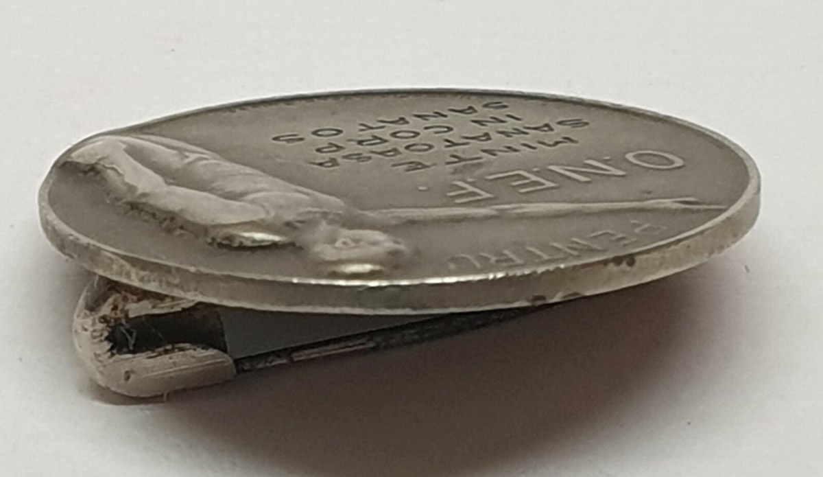 Pendentif/porte-clés Rare - Roumanie Bucarest 1908 - Hanul Manuc - Médaille Bronze