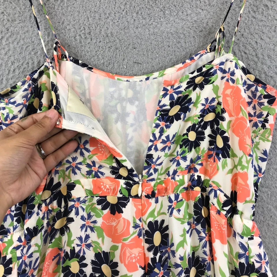 Комбинезон Anthropologie Tupsa плиссированный цветочный шелк размер 0 - Изображение 4 из 4