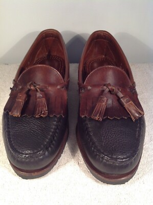 Allen Edmonds Nashua Loafer Slip On Dress Shoes Men\'s Black Brown - US 9 s-l400.jpg main image 2