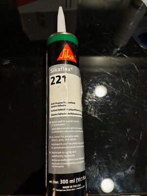 Sika Sikaflex-221, White, multi-purpose sealant/adhesive 10.1 fl. oz
