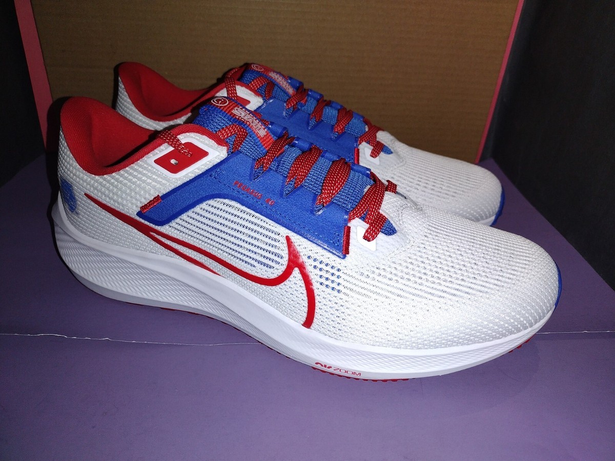 NEW Nike Air Zoom Pegasus 40 Tennessee State Tigers Shoes DZ5978-100 Size 12 Nike Zoom Pegasus 40 Tennesse State Tigers Running Shoes  main image 3