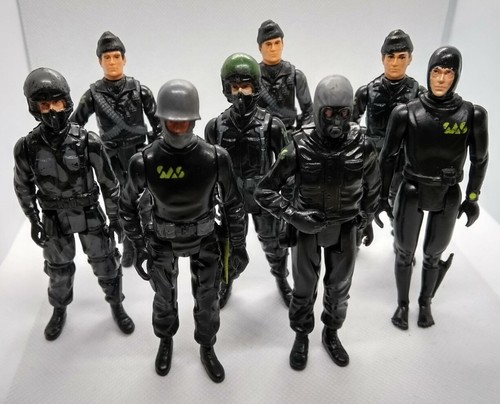 6 Figurines S.A.S. Squad Leader - Action Force / Action Man - Palitoy 1983 Vintage UK