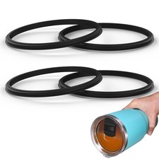 Rubber Seal Replacement Gasket for Yeti Lid, Leak-Proof O Ring Replacement Co...