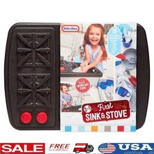 Kids Sink Stove Playset Pretend Cooking Water Pump Knobs Sounds Accessories 3Y