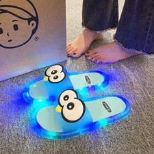 Led Light Up Slippers For Women,Cute Lighting Slides Shoes With Luminous Crock