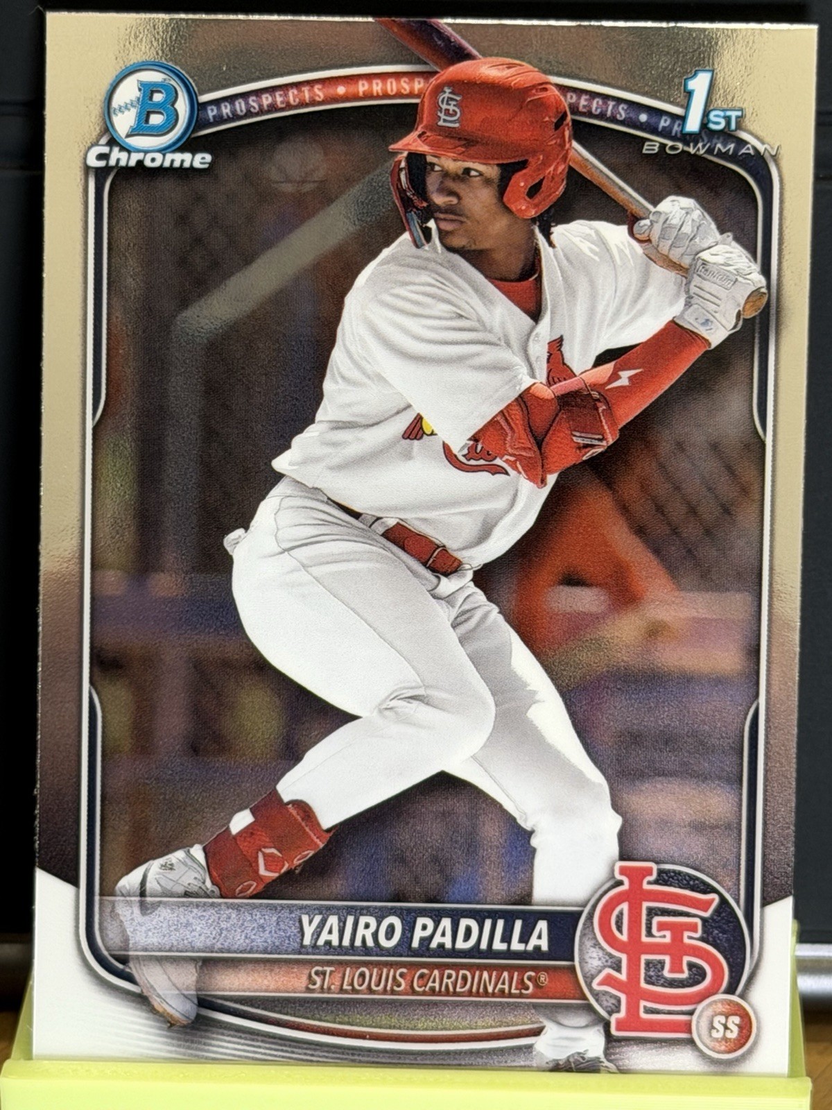2025 Bowman Chrome Yairo Padilla 1st Bowman St. Louis Cardinals #BCP-236