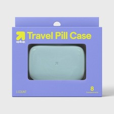 Multi Compartment Pill Container Compact Purse Travel Medication Organizer Case