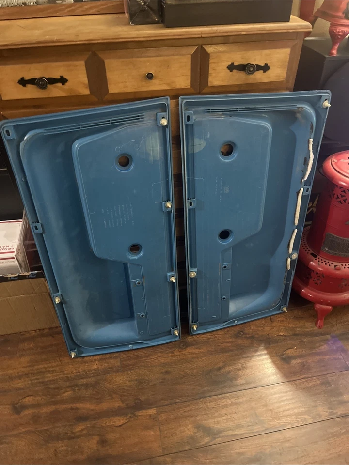 Chevrolet GMC 1967 1971 camión blazer paneles de puerta derecha par azul usado Foto 2 de 4