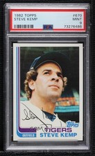 1982 Topps Steve Kemp #670 PSA 9 MINT 0nr3