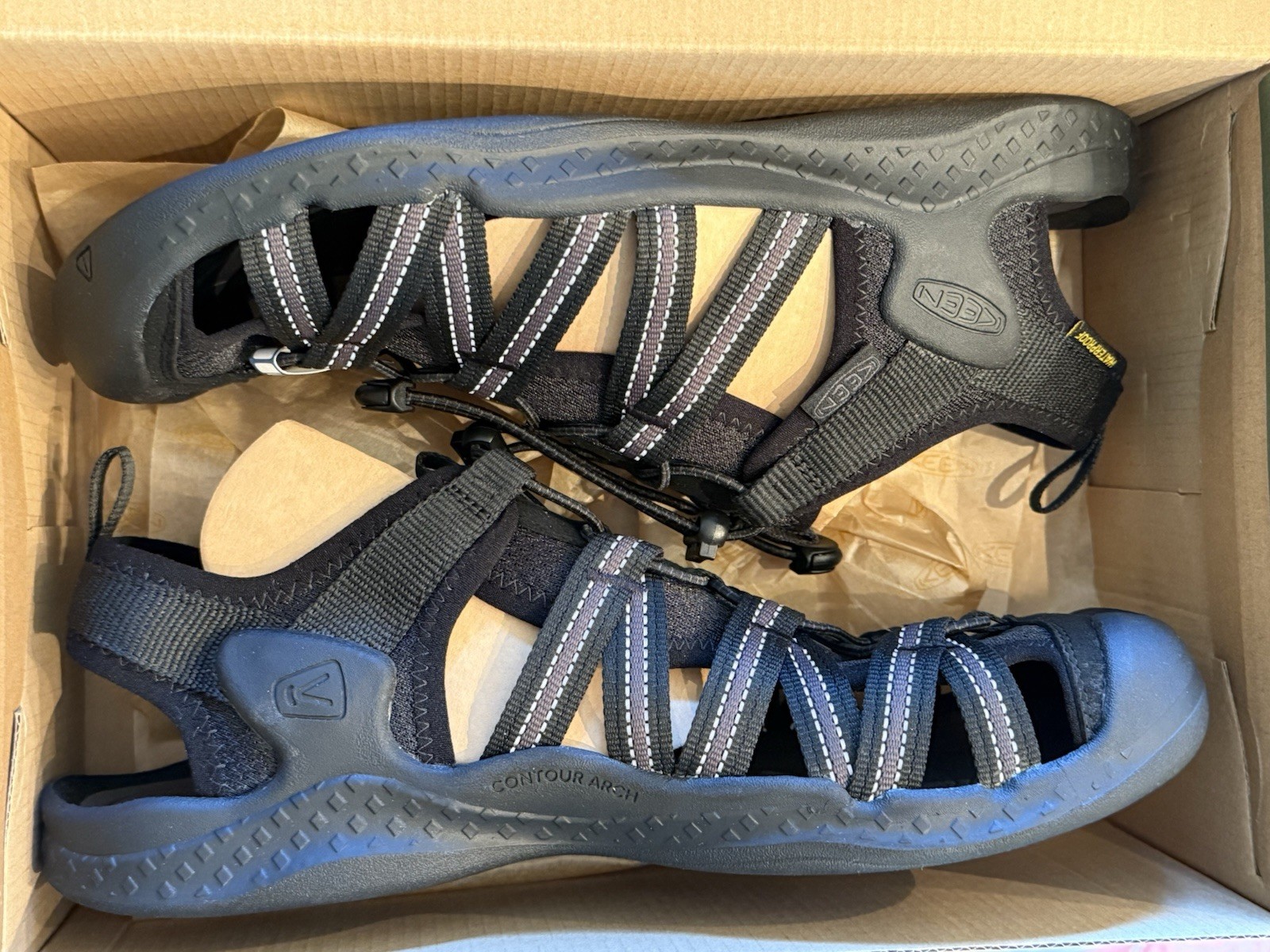 Sandali Keen Uomo Taglia 11.5 Drift Creek H2 1026122 Nero Nero