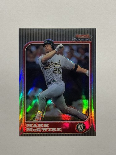 Mark McGwire [Refractor] #11 1997 Bowman Chrome card