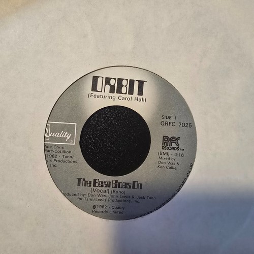 Orbit featuring Carol Hall - The Beat Goes On Soul Funk 45