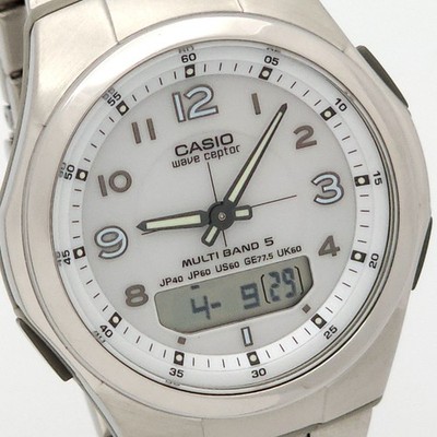 CASIO Waveceptor WVA-M480 Solaruhr getestet 4cm Zifferblatt 16,5cm Band