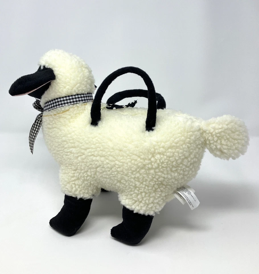 Новый винтажный '96 плюшевый N. American Bear Co Barnyard сумки ягненка овец новинка сумочки - Изображение 2 из 4