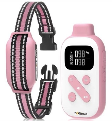 DOGLinsen No Shock Dog Training Collar, Beep and Vibrating With Remote 2800Ft