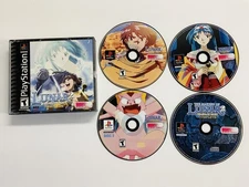 Lunar 2: Eternal Blue Complete (PS1) 4-Disc's No Manual FREE SHIPPING (ACC)