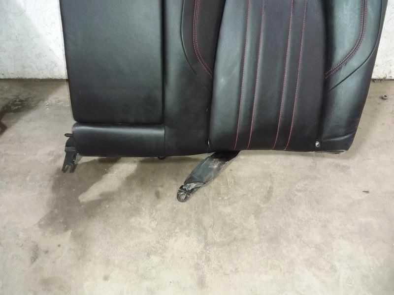 2017 MASERATI GHIBLI Driver Left Side Rear Seat Back Black Leather Trim NA 