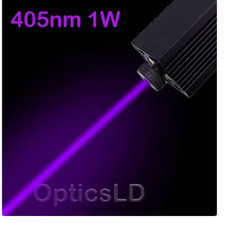 Blue purple light 405nm 1W Adjustable LED module TTL+Holder+Adapter
