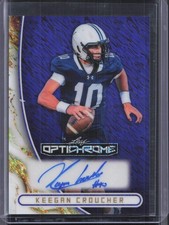 2026 Leaf Optichrome #BA-KC2 Keegan Croucher Purple Shimmer Auto #/7