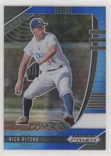 2020 Panini Prizm Draft Picks Blue & Carolina Hyper Nick Bitsko #PDP24 2qw