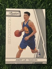 2010-11 Prestige - Rookie Jeremy Lin #187 (RC) Golden State Warriors Rookie Card. rookie card picture