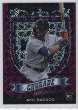 2021 Panini Chronicles Crusade Purple Velocity Prizm Akil Baddoo #14 10ou