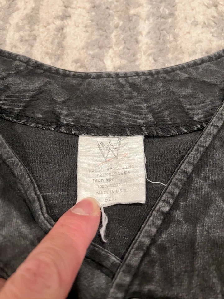 Camiseta deportiva de béisbol vintage años 90 WWF Stone Cold Steve Austin 3:16 calavera talla XL 52 Foto 3 de 4