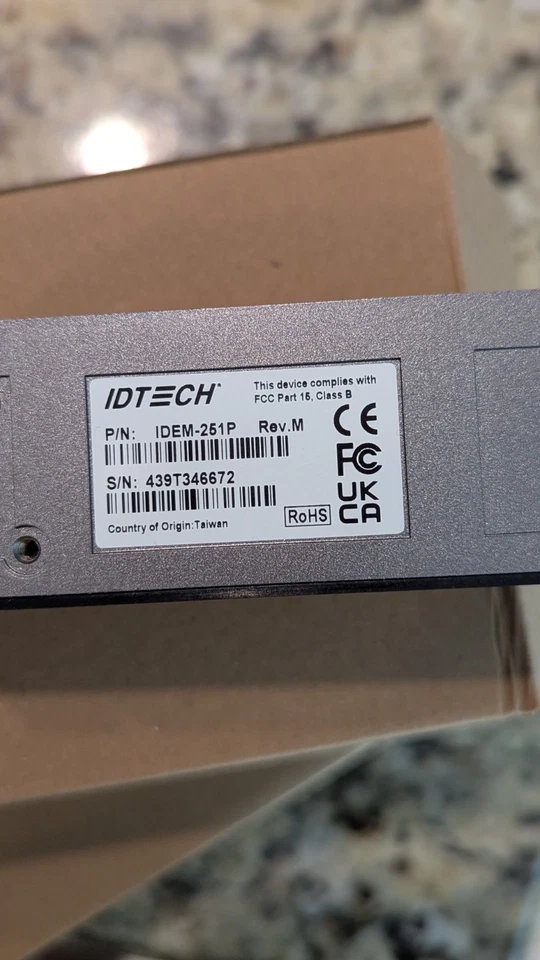 NUEVO escáner de tarjetas Idetech IDEM-251P Foto 2 de 2