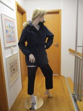 Giacca premaman parka premaman invernale blu scuro con cappuccio Mamalicious taglia S