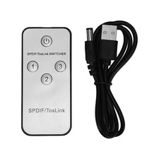 SPDIF For Toslink Digital Optical Sound 3 In 1 Out Digital Sound Swit New