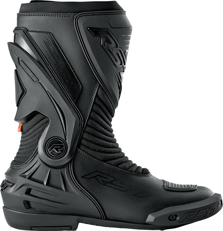 Bottes RST TracTech Evo D3O imperméables en cuir noir pour moto de route
