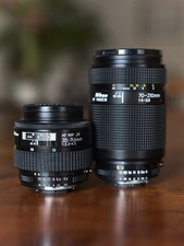 Objectifs AF Nikkor 35-70mm et 70-210mm
